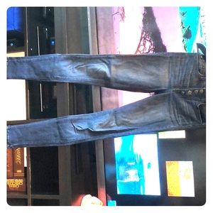 Dark wash button fly KanCan jeans